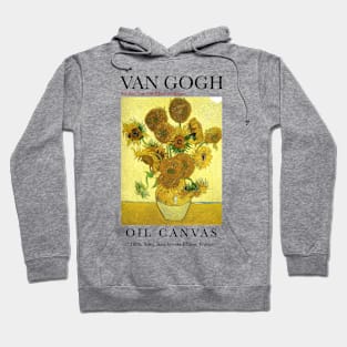 Vase with Fifteen Sunflowers Print by Vincent van Gogh Hoodie